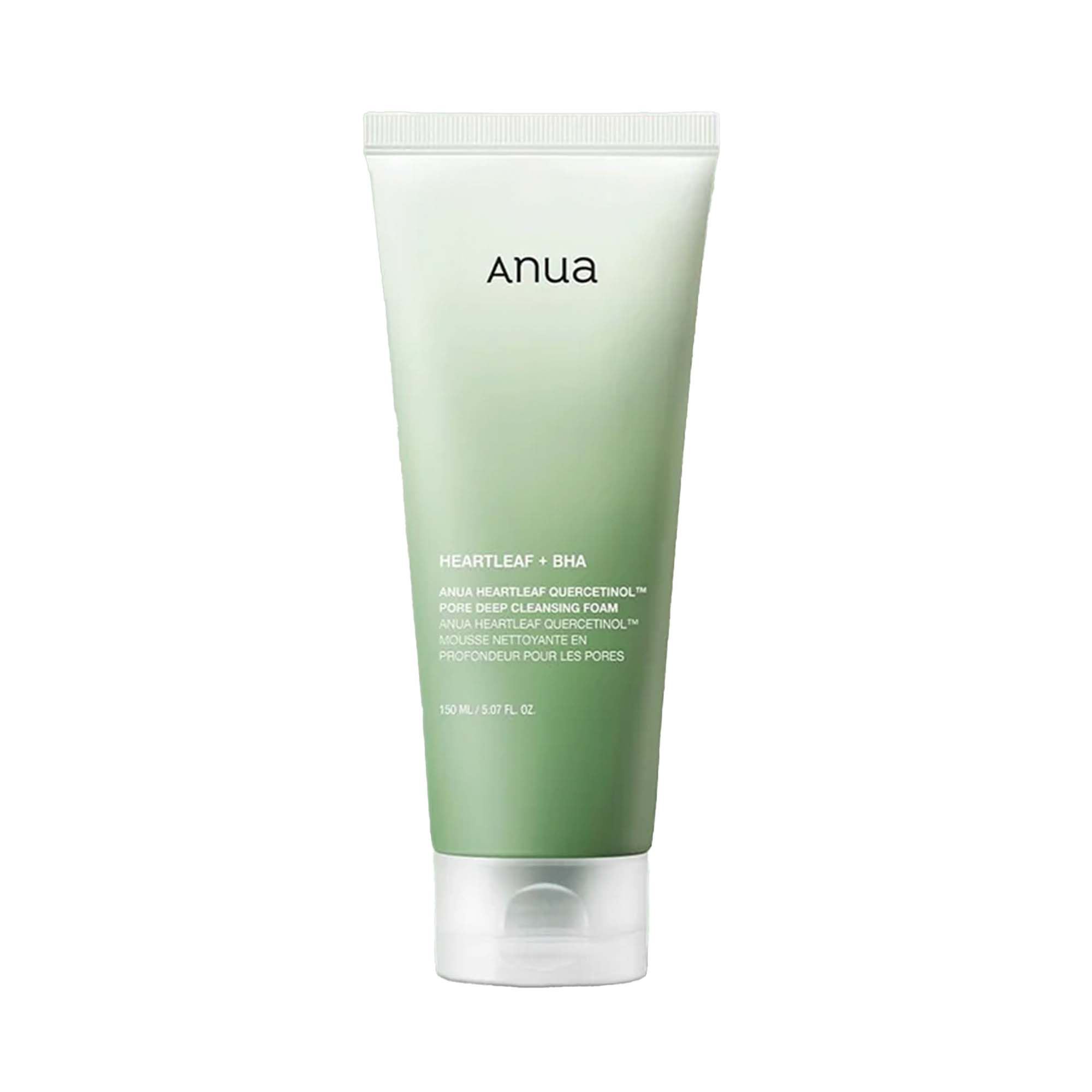 Mousse nettoyante profonde pour les pores au heartleaf et quercétinol — Anua