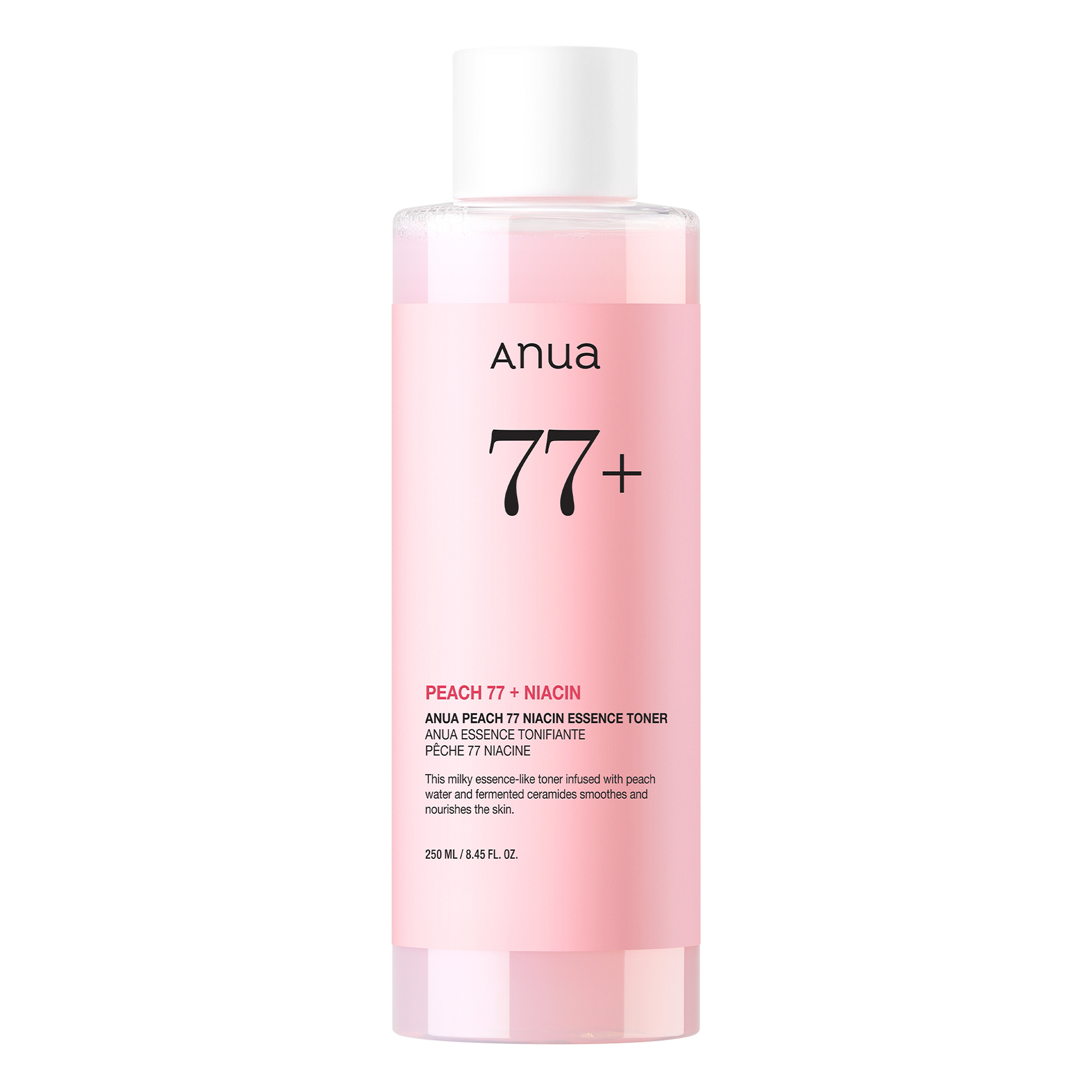 Tonique essence à 77 % de pêche et niacinamide — Anua