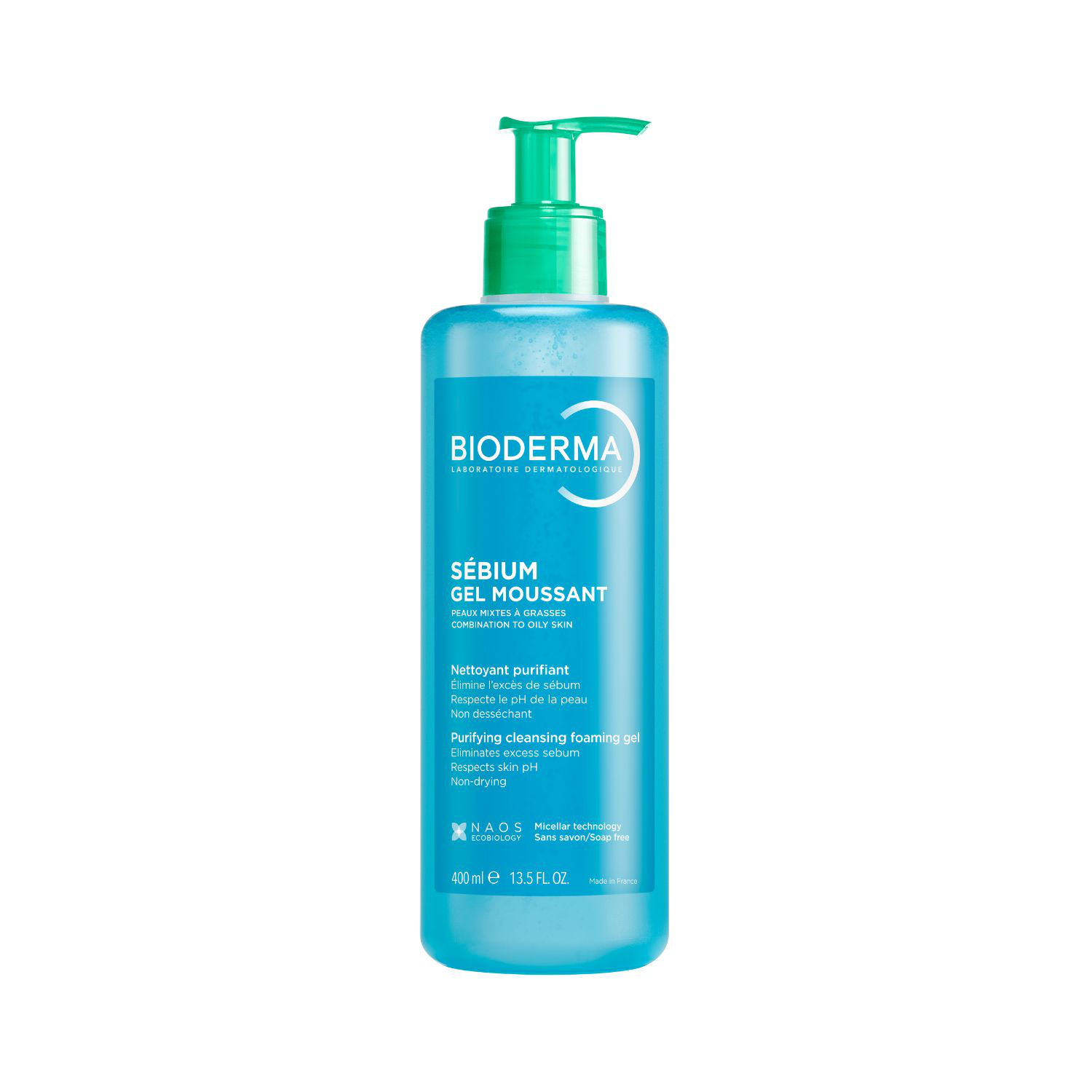 Sebium gel moussant Nettoyant purifiant 400ml — Bioderma