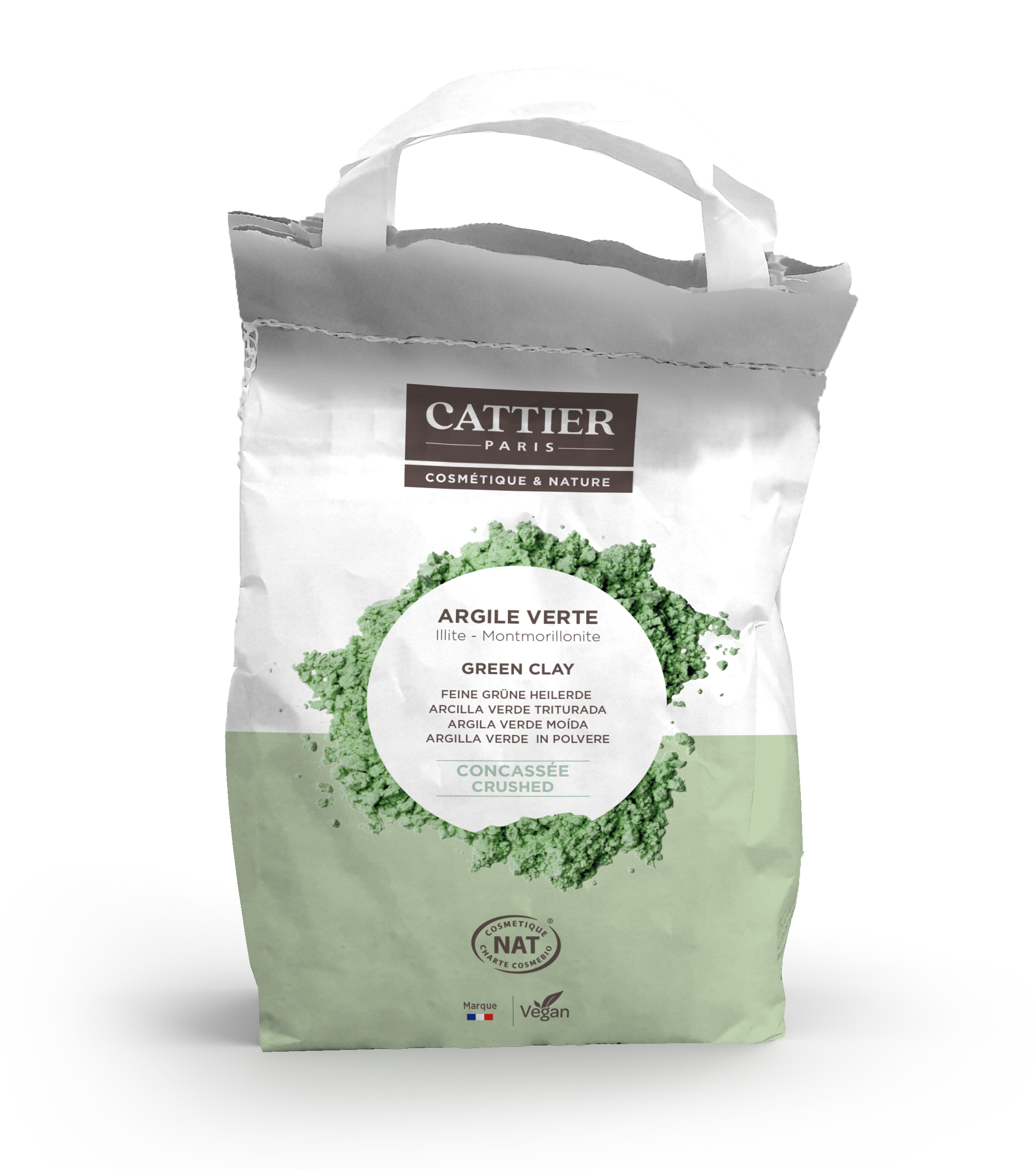 Argile verte Concassée - 3kg Bio — Cattier