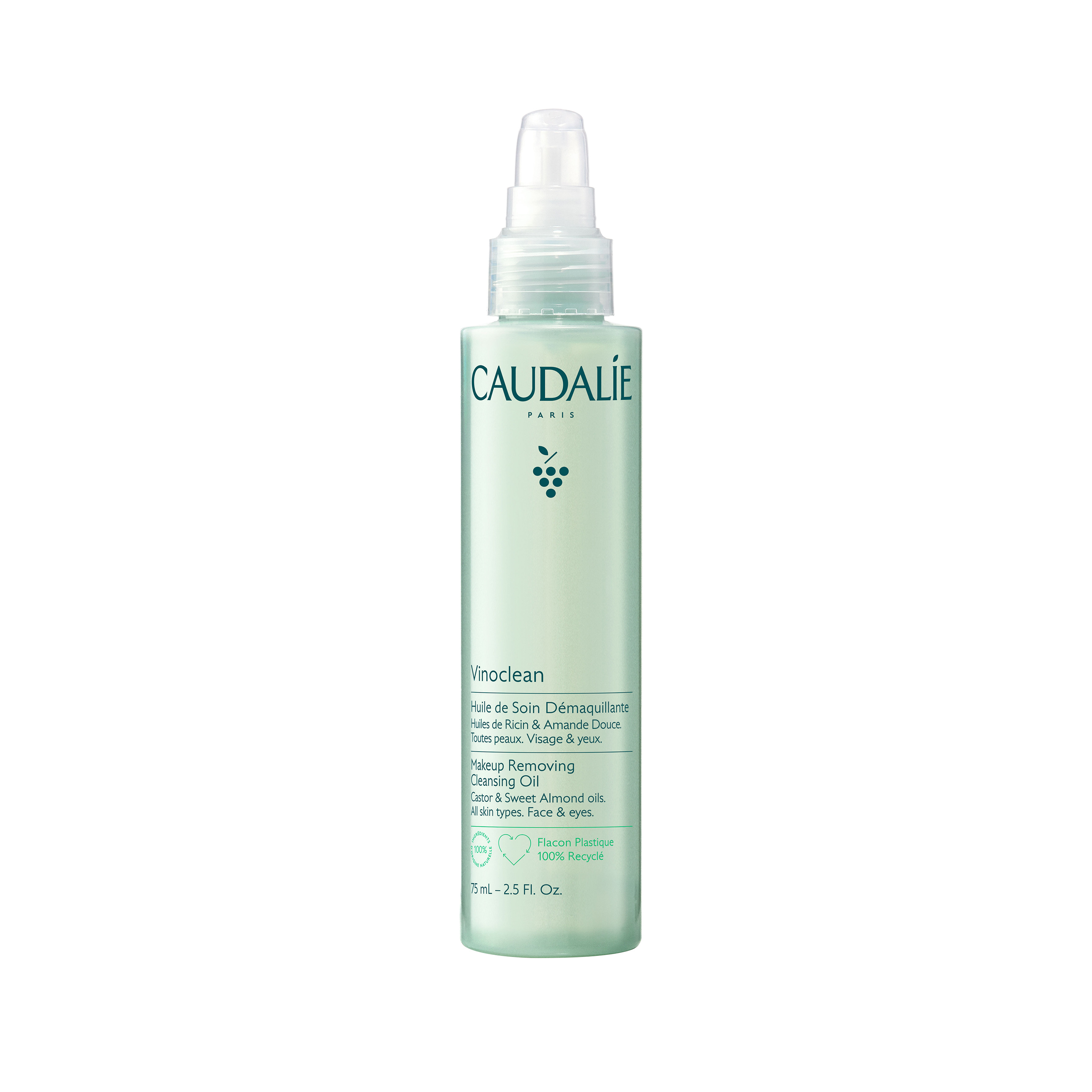 Vinoclean Huile de Soin Démaquillante - 75 mL — Caudalie