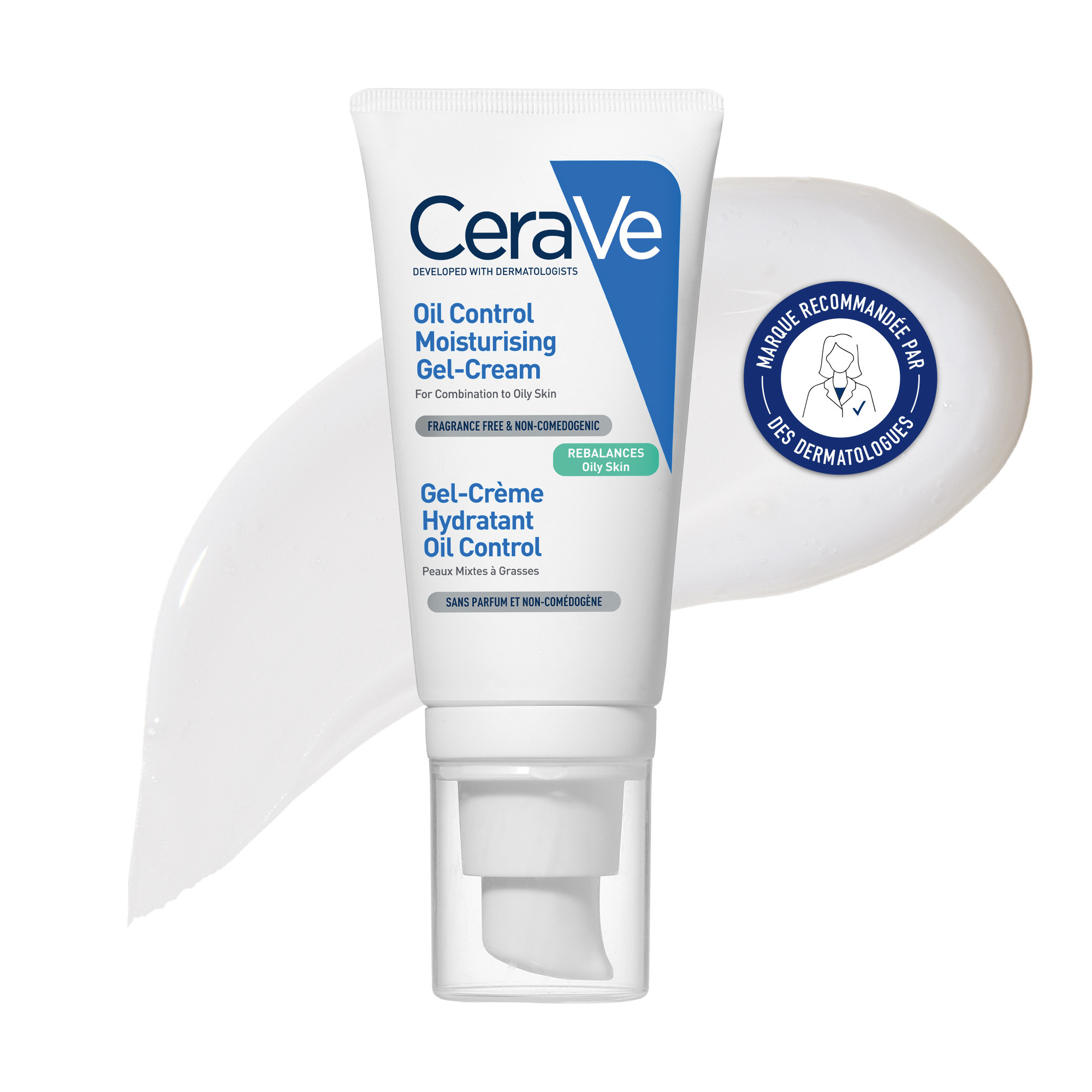 Gel-Crème Hydratant Oil Control Peaux Mixtes à Grasses 52ml — CeraVe