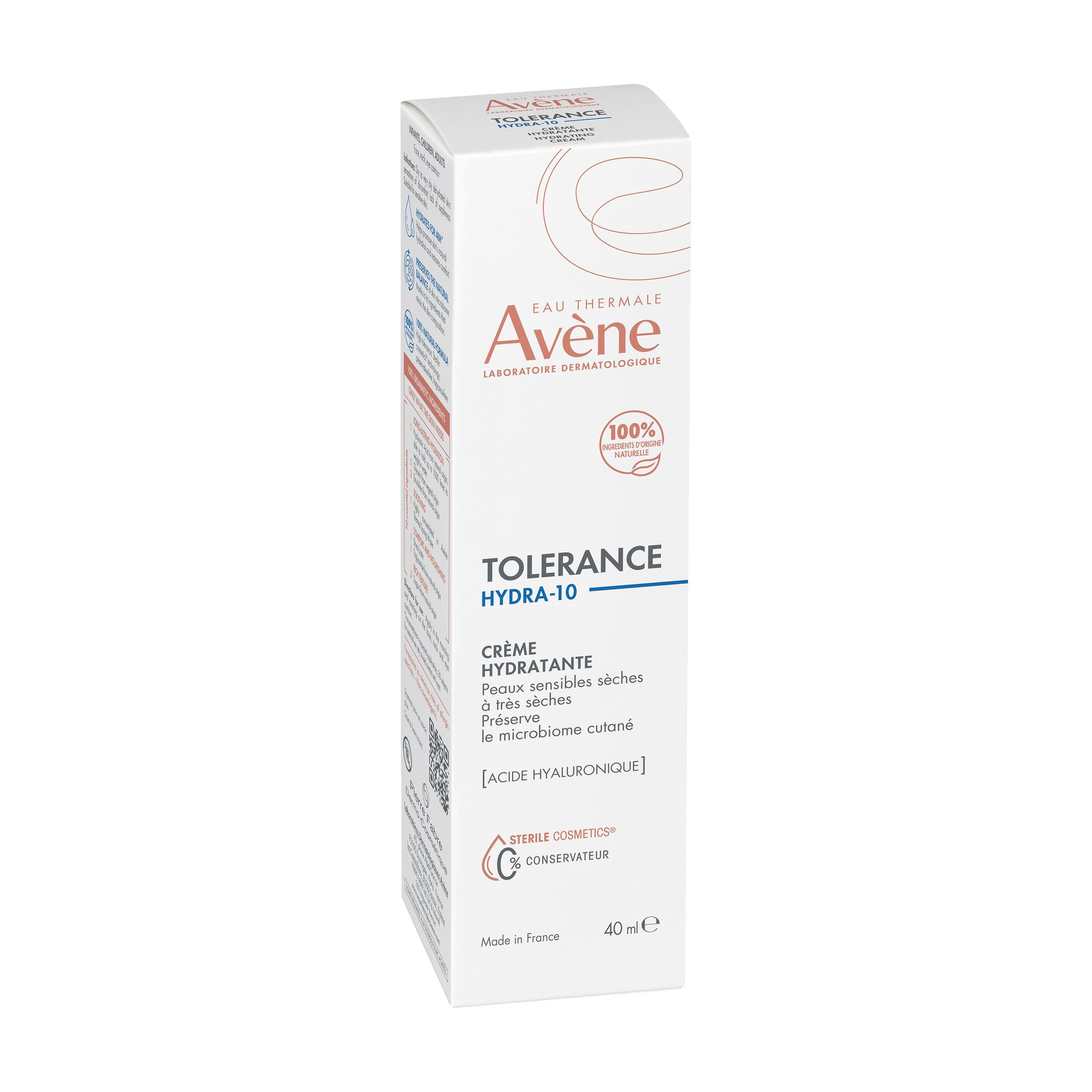 Tolérance Hydra 10 Crème Hydratante Peaux sensibles sèches à très sèches 40ml — Eau Thermale Avene