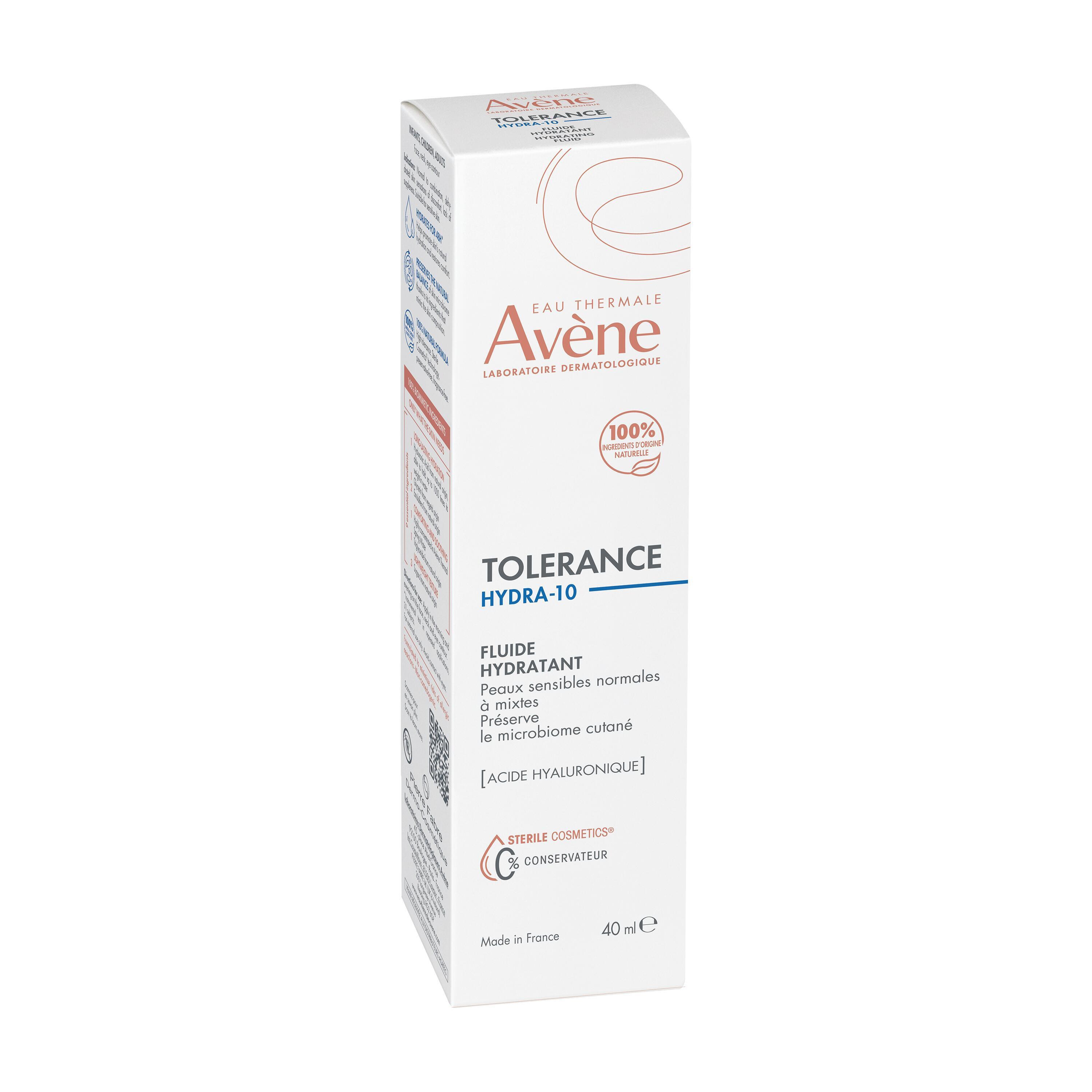 Tolérance Hydra 10 Fluide Hydratant Peaux sensibles normales à mixtes 40ml — Eau Thermale Avene