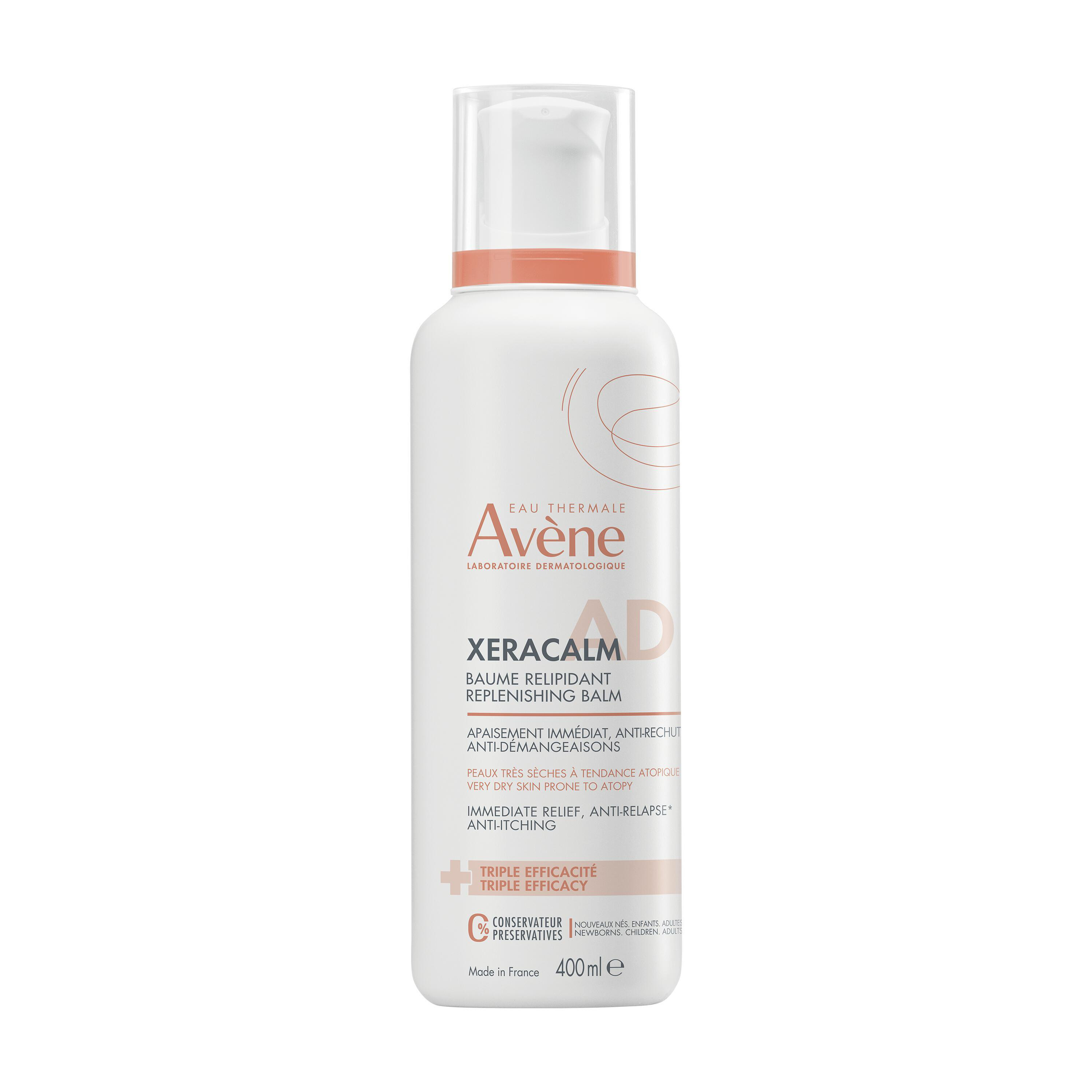 -Xeracalm AD - Baume Relipidant 400 ml — Eau Thermale Avene