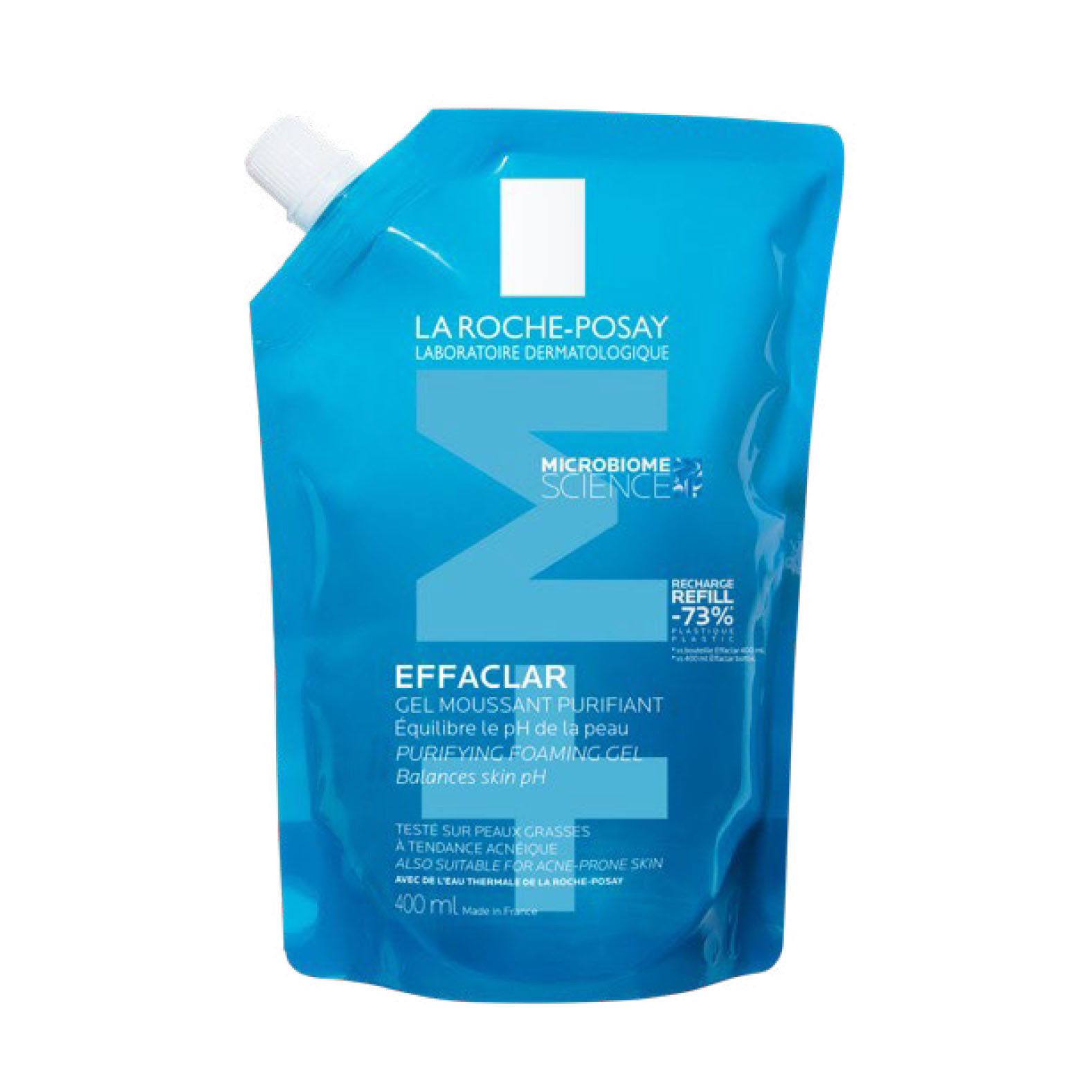 Effaclar Gel Moussant Purifiant Refill P400ml — La Roche-Posay