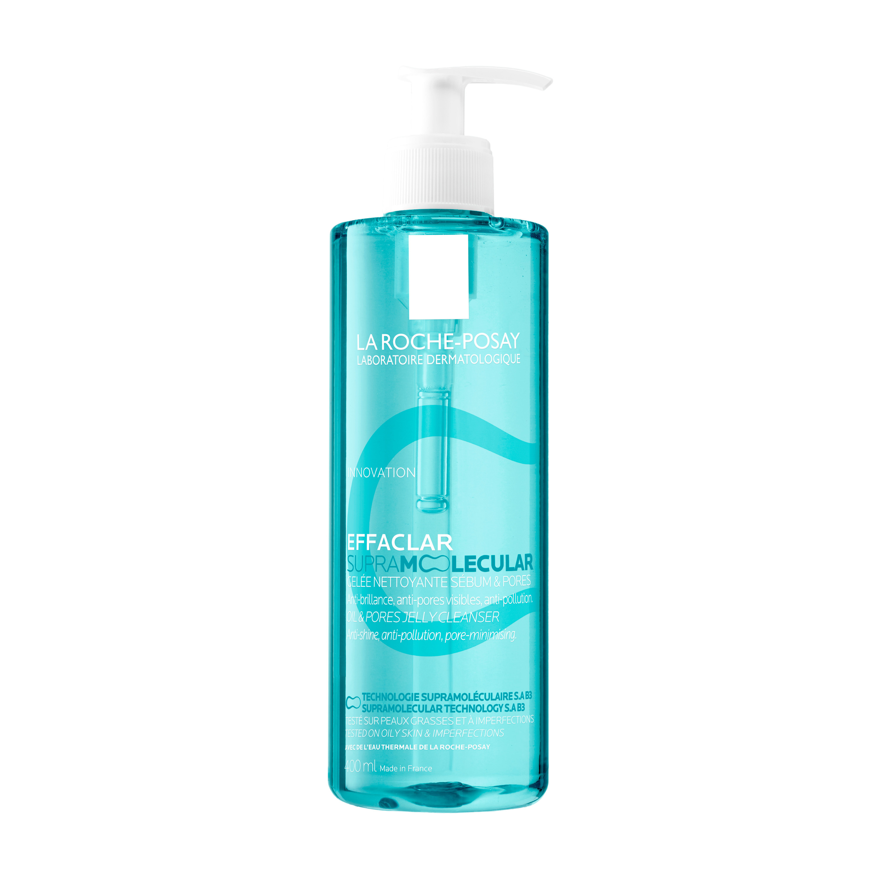 Effaclar Supramolecular Gelée Nettoyante sébum et pores 400ml — La Roche-Posay