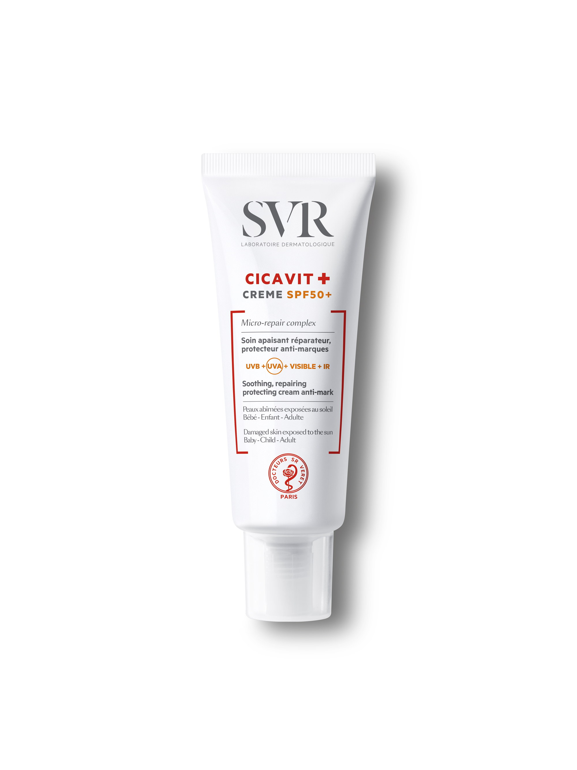 Crème Cicavit+ apaisante anti-marque 40ml SPF 50+ — SVR