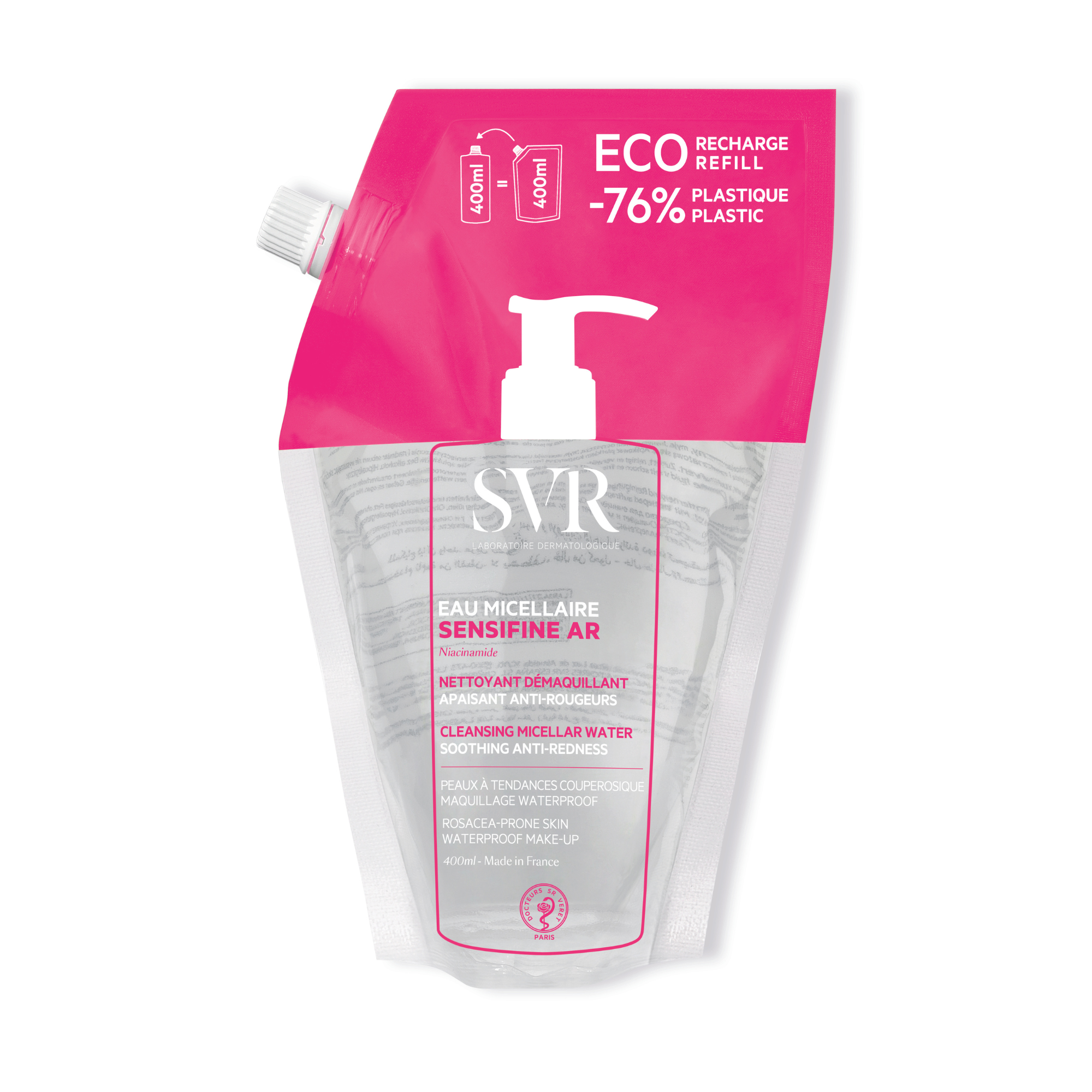 Sensifine AR Eau Micellaire Refill 400ml — SVR
