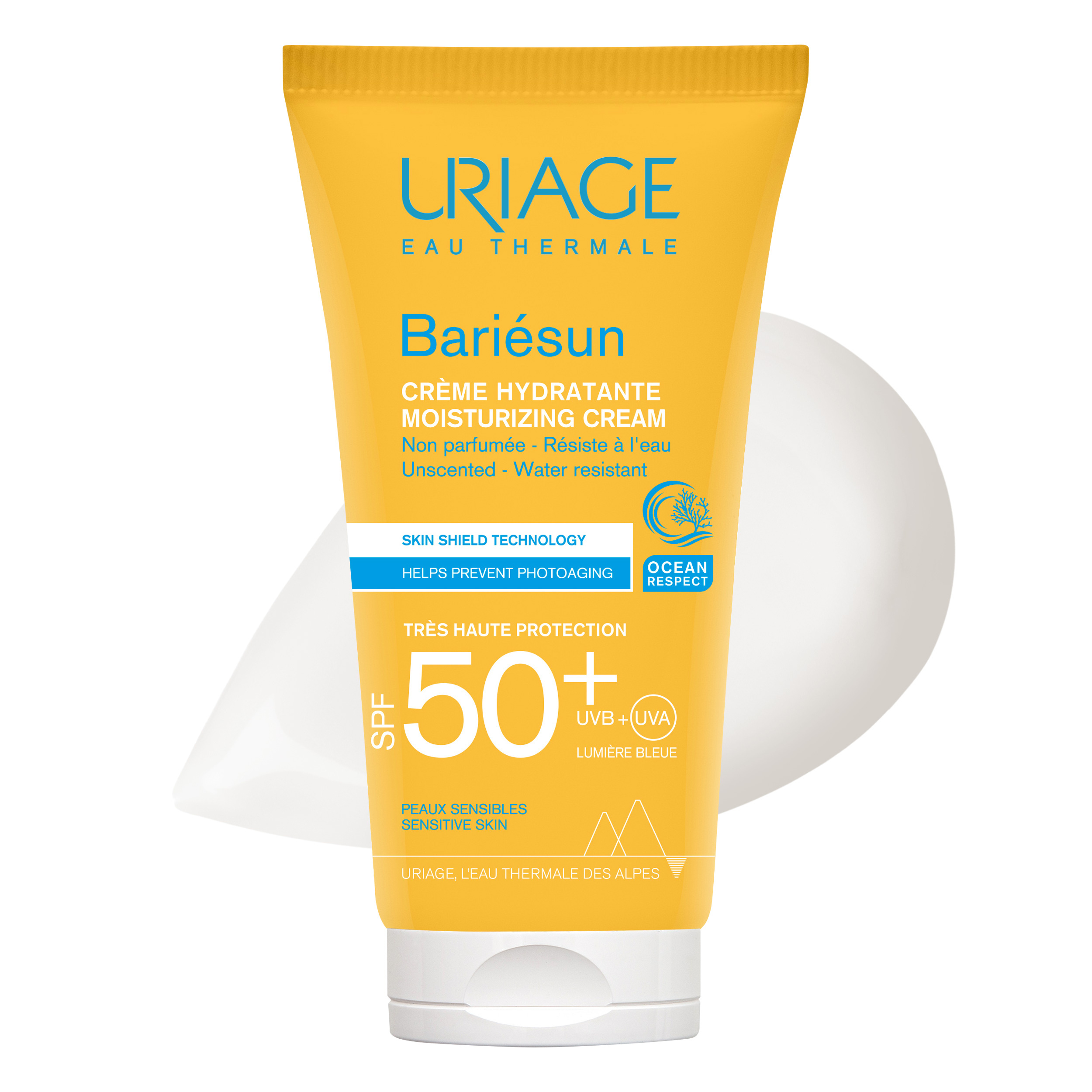 Bariésun Crème hydratante non parfumée Spf50+ 50ml — Uriage