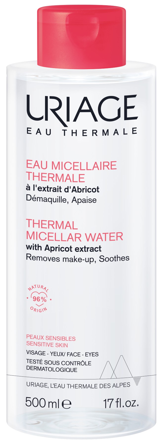 Eau Micellaire Thermale Peaux sensibles 500ml — Uriage